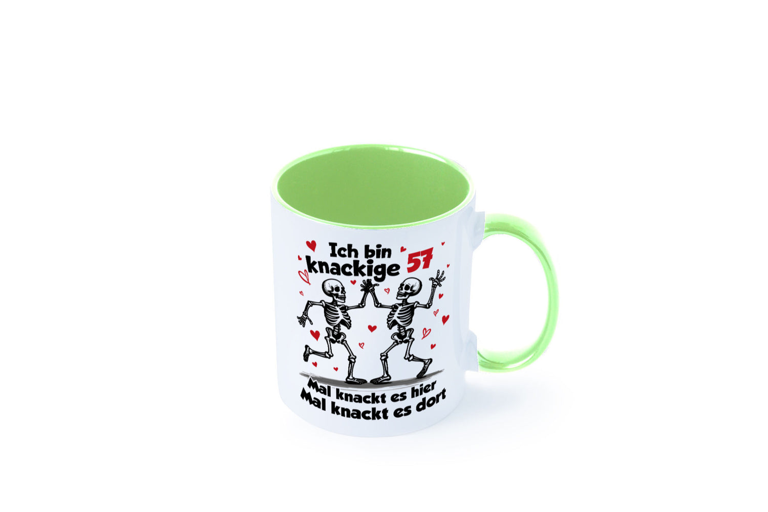 57. Geburtstag | Knackige 57 Ich bin alt lustig Geschenkidee Geschenk Tasse