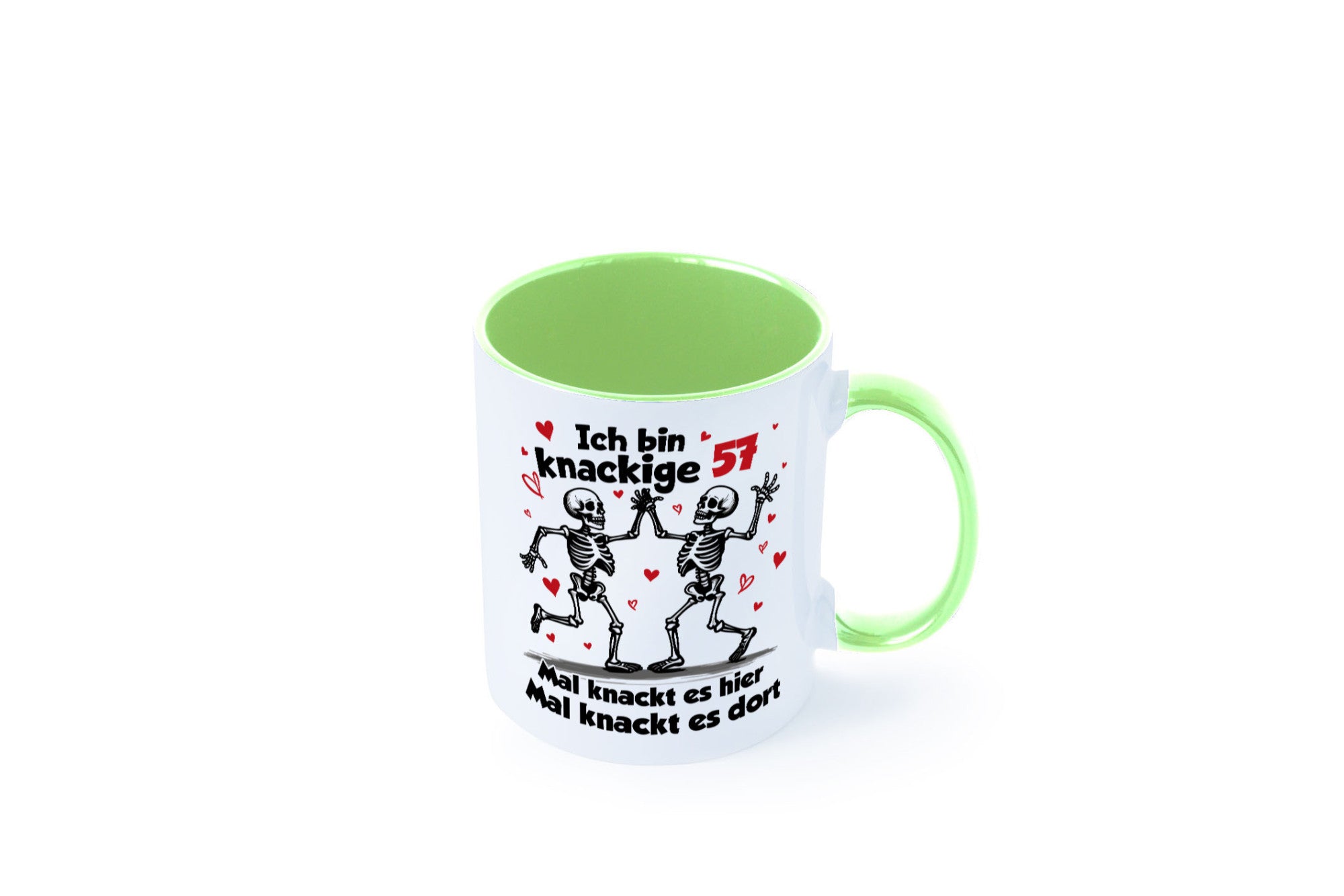 57. Geburtstag | Knackige 57 Ich bin alt lustig Geschenkidee Geschenk Tasse