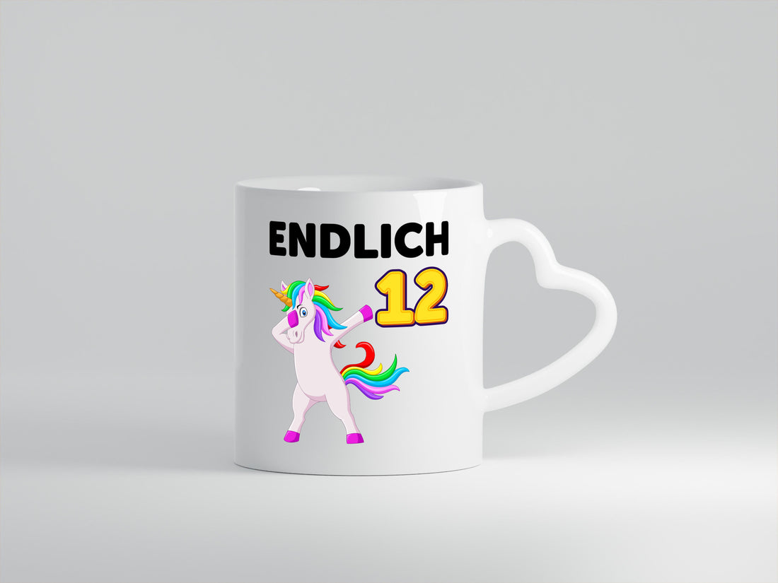 12. Geburtstag | endlich 12 Jahre Einhorn Mädchen lustig Geschenkidee Geschenk