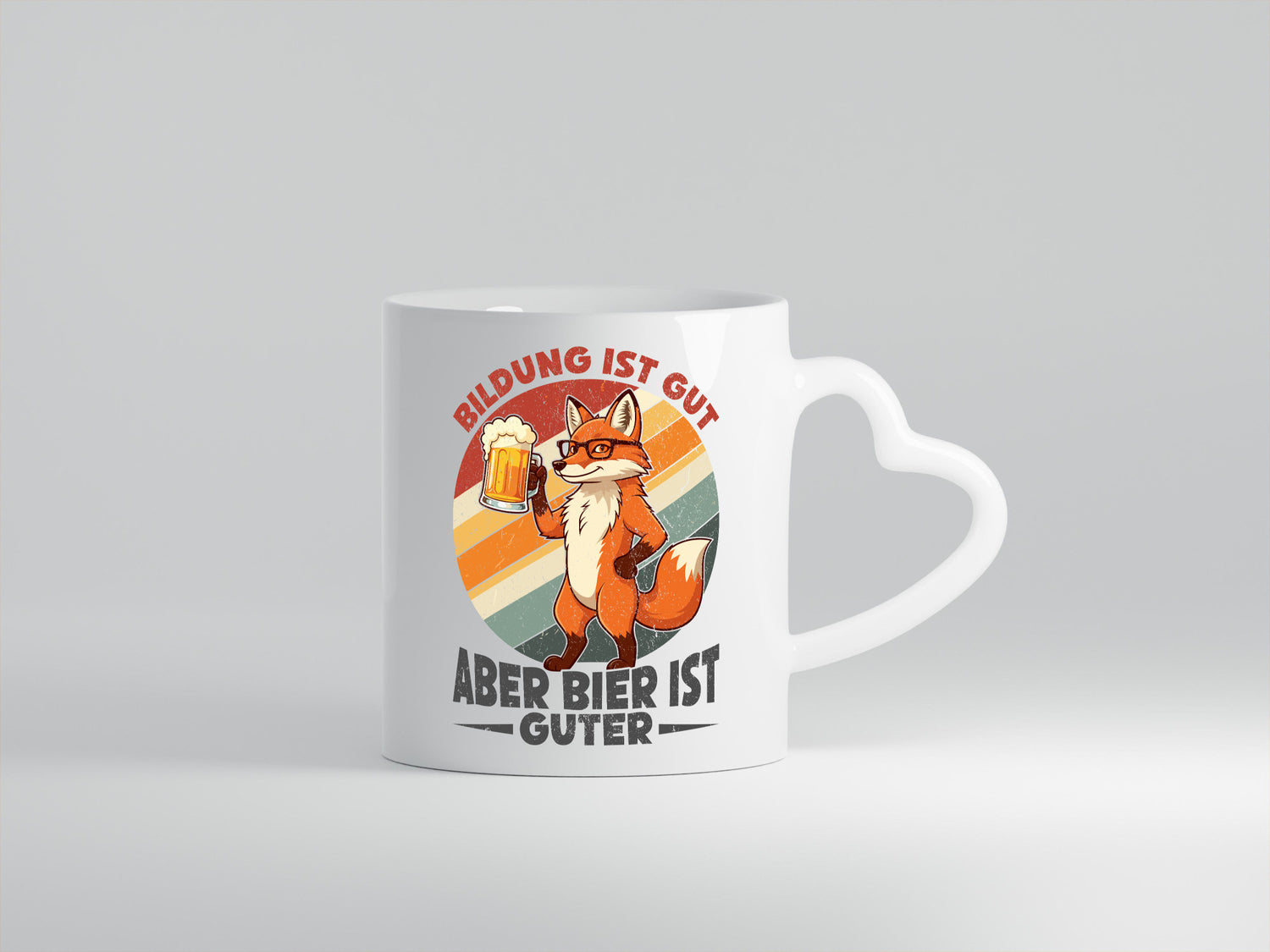 Bildung ist gut aber Bier Guter | Biertrinker Humor Geschenkidee Tasse