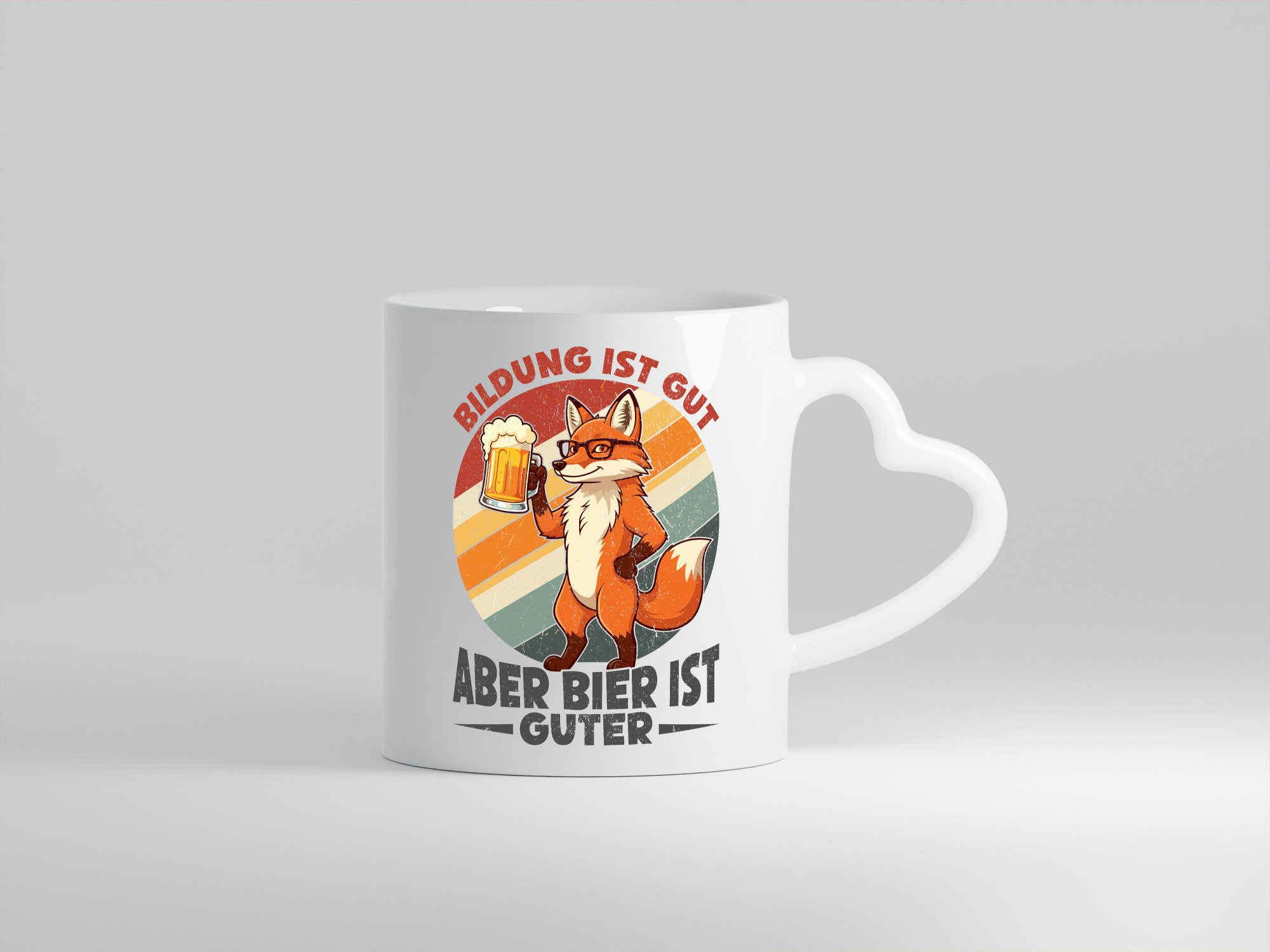 Bildung ist gut aber Bier Guter | Biertrinker Humor Geschenkidee Tasse