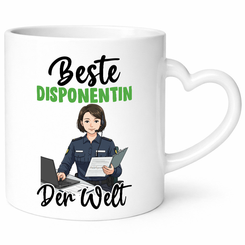 Beste Disponentin | Zuteilerin v2 lustig Humor Geschenkidee Geschenk Tasse
