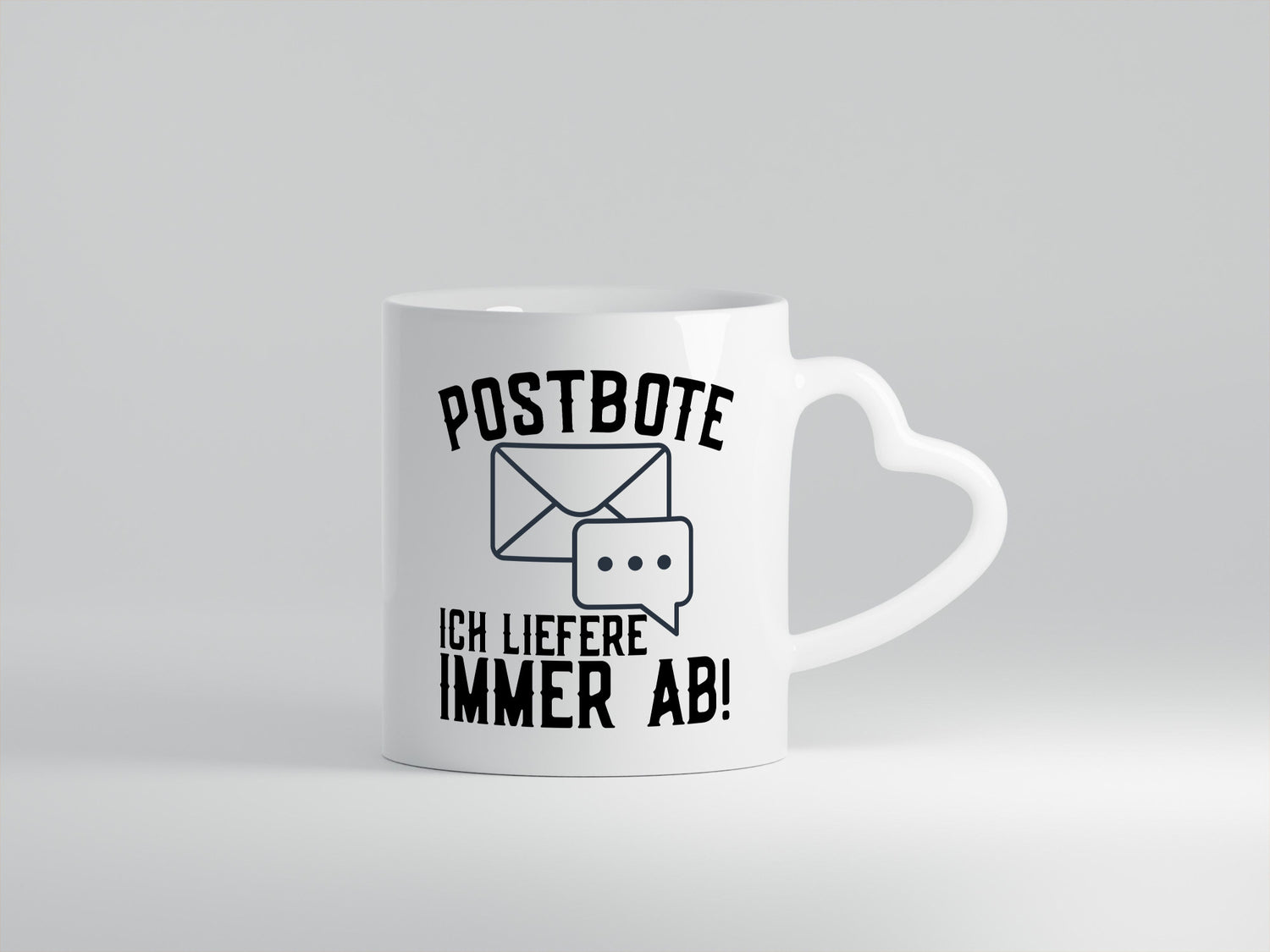 Ich liefere immer ab | Postbote Brief Zusteller Kurier Geschenk Humor