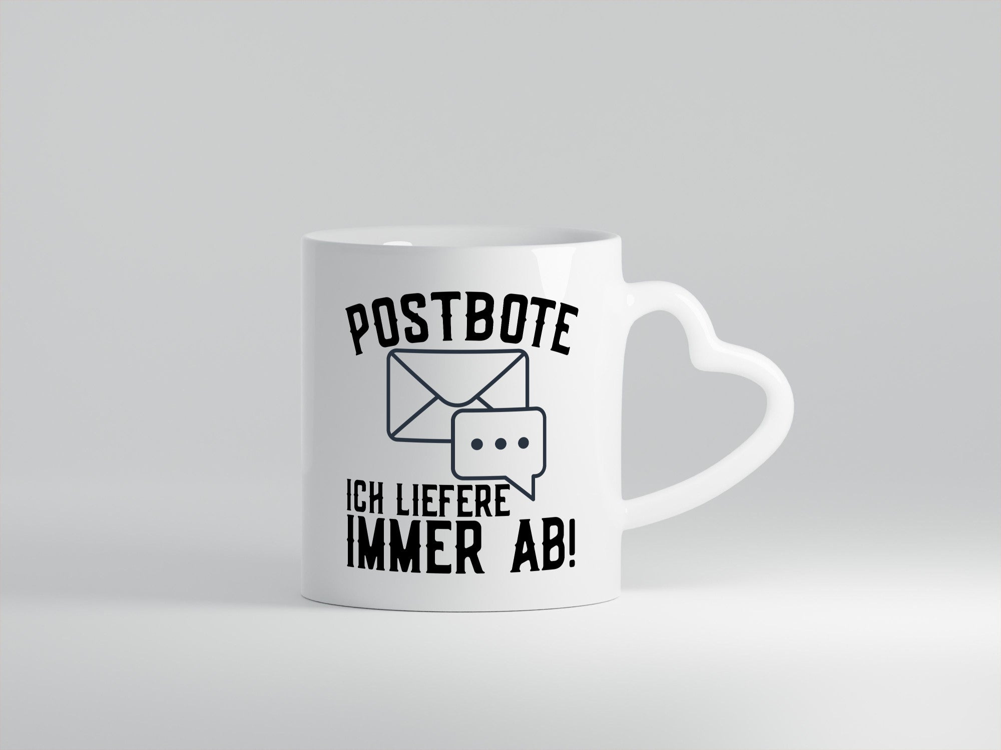 Ich liefere immer ab | Postbote Brief Zusteller Kurier Geschenk Humor