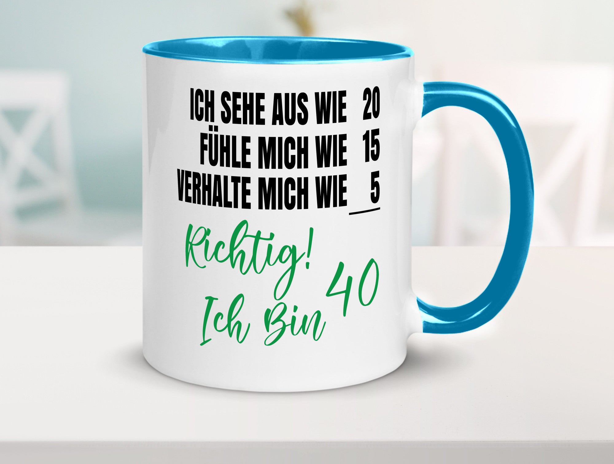 Ich bin Jung | 40 Geburtstag Verhalte mich wie ein Kind Geschenk Geschenkidee