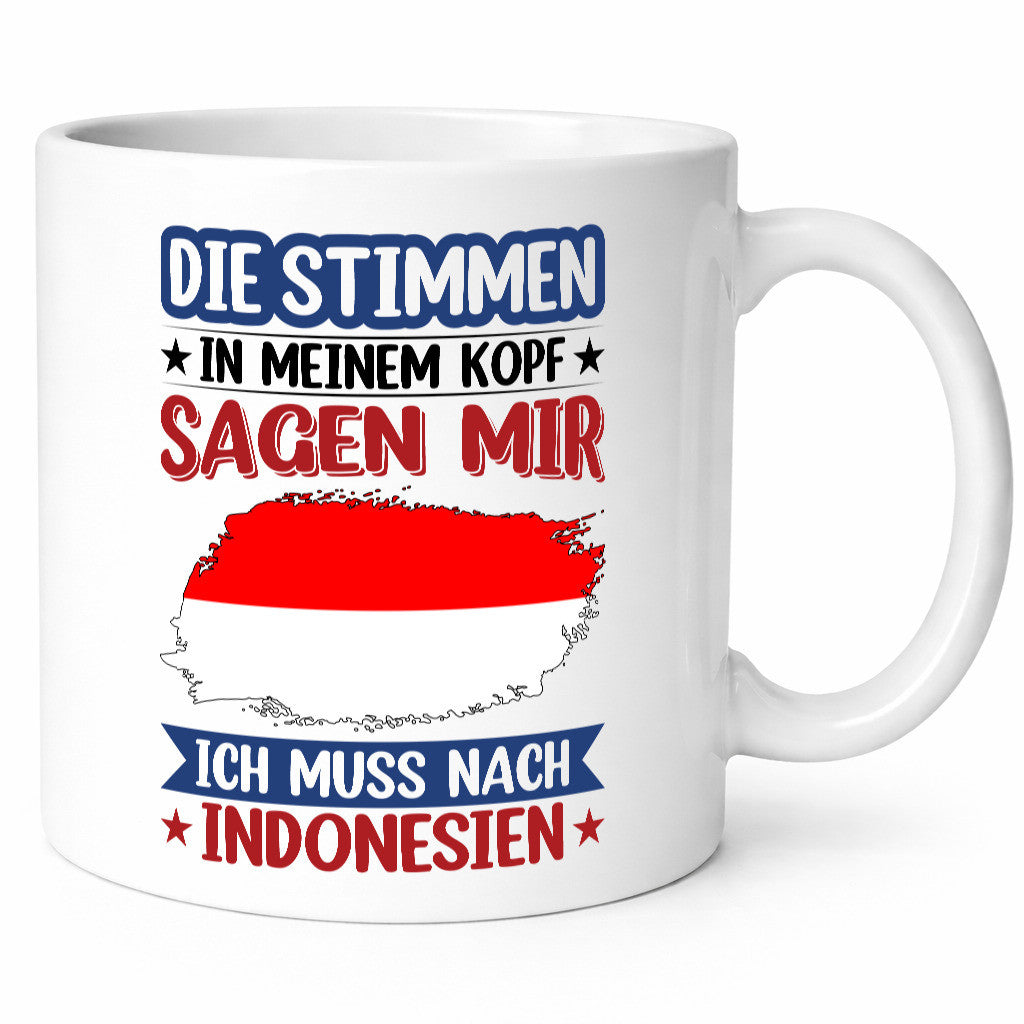 Indonesien | Urlaub Stimmen in meinem Kopf Traumland Geschenk Humor
