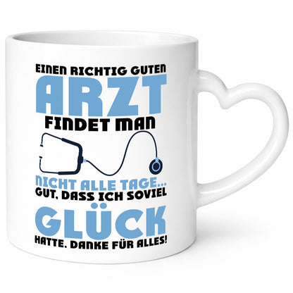 Richtig guter Arzt | Dankeschön Doktor Stethoskop Humor Geschenkidee Tasse