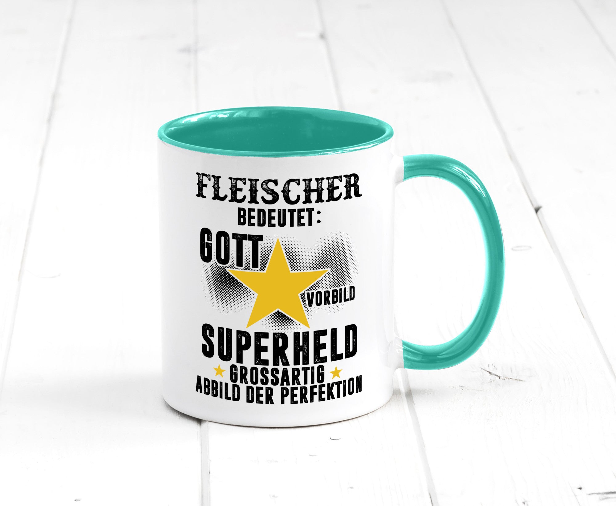 Bedeutung von Fleischer | Schlachterei lustig Humor Geschenkidee Geschenk Tasse