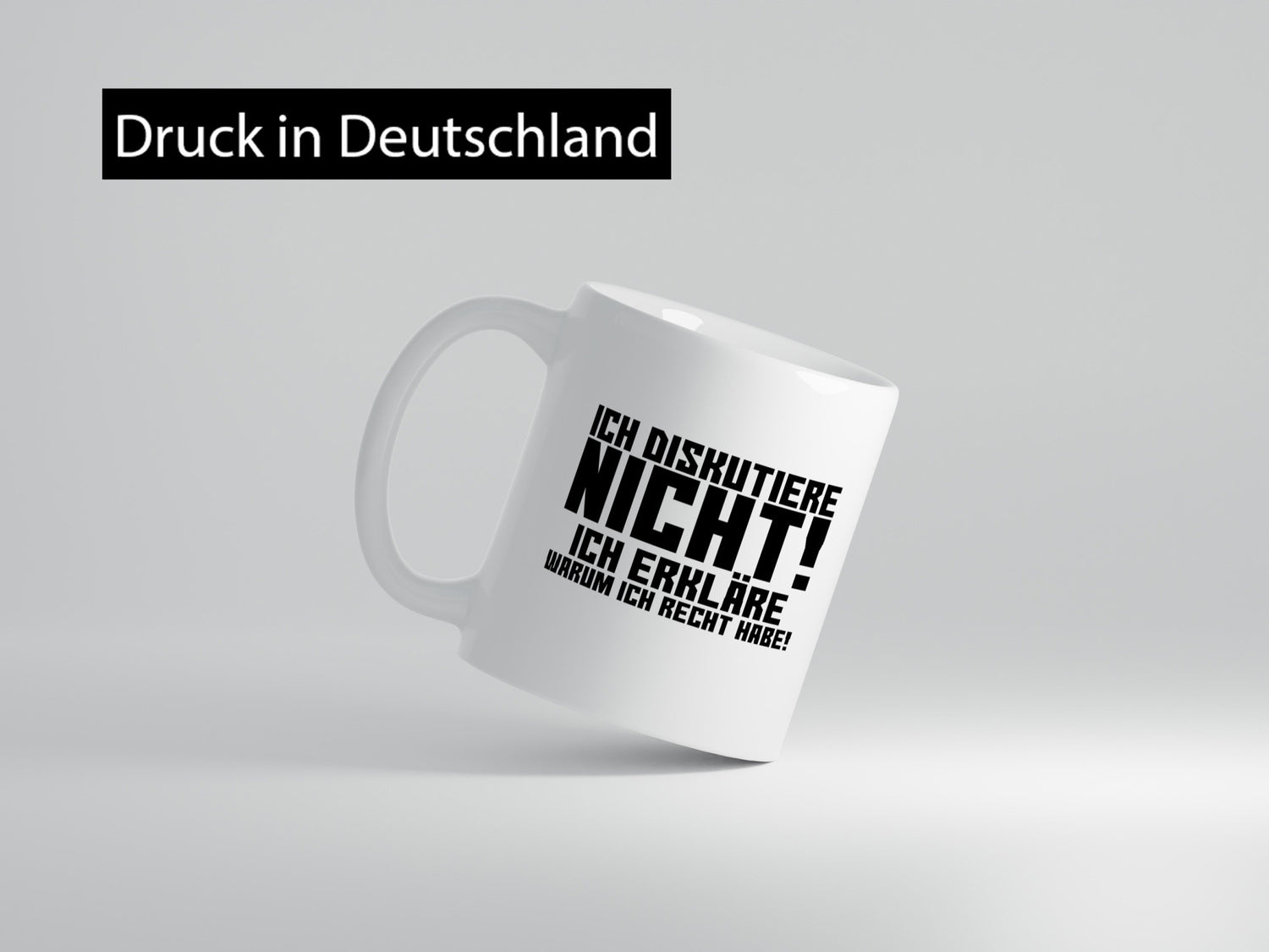 Ich diskutiere nicht | Rechthaber Besserwisser Spruch Geschenk Tierliebhaber