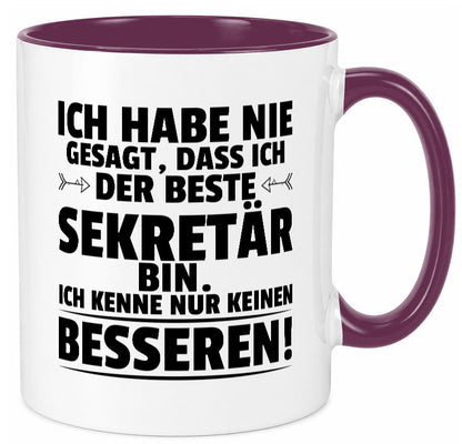 Keinen Besserer Sekretär | Büro lustiger Spruch Geschenk Arbeit Kollegen Tasse
