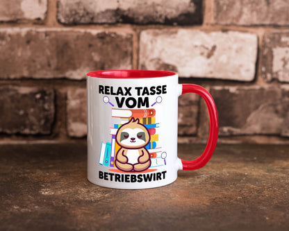 Relax Tasse: Betriebswirt | Betriebswirtschaft lustiger Spruch Geschenk Humor