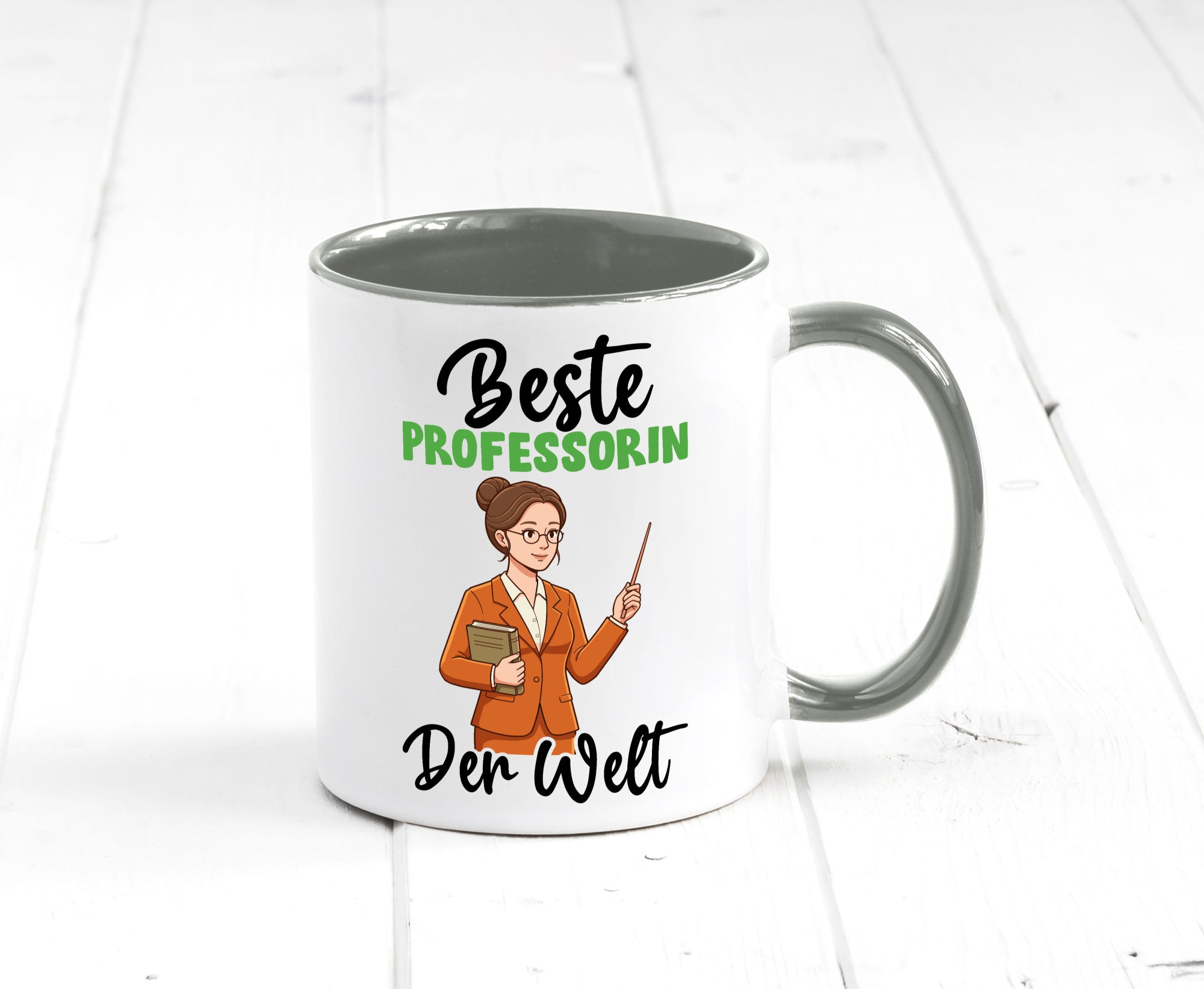 Beste Professorin | Uni Universität v2 Humor Geschenkidee Tasse