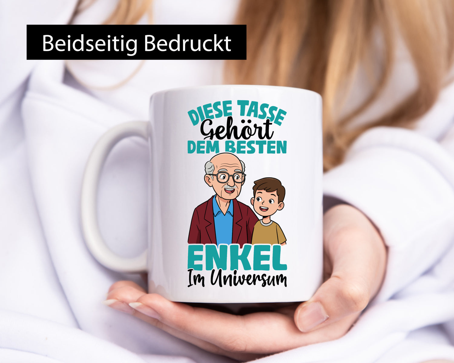 Im Universum: Enkel | Großmutter Großvater Oma Opa lustig Familie Geschenkidee