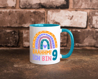 9. Geburtstag | 9 Jahre Regenbogen Bääm Mädchen Geschenk Geschenkidee lustiger