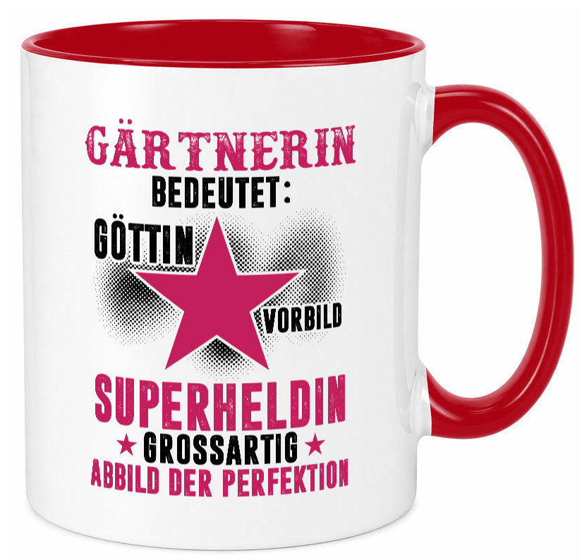 Bedeutung von Gärtnerin | Gartenbau lustiger Spruch Geschenk Humor Geschenkidee Tasse