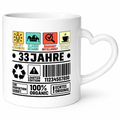 33. Geburtstag | 33 Jahre Humor Limited Edition lustig Geschenkidee Geschenk