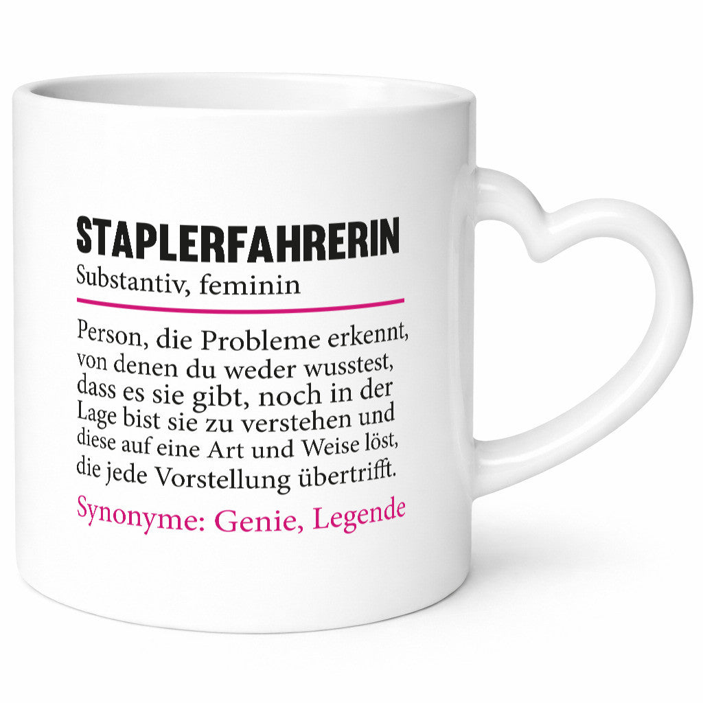 Staplerfahrerin | Gabelstapler Spruch Beruf Humor lustig Arbeit Kollegen Büro