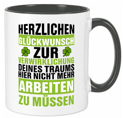 Verwirklichung deiner Träume | Stellenwechel Kollege Humor Arbeit Kollegen Büro