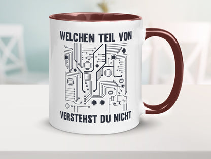Welchen teil von verstehst du nicht | technik Humor Geschenkidee Tasse