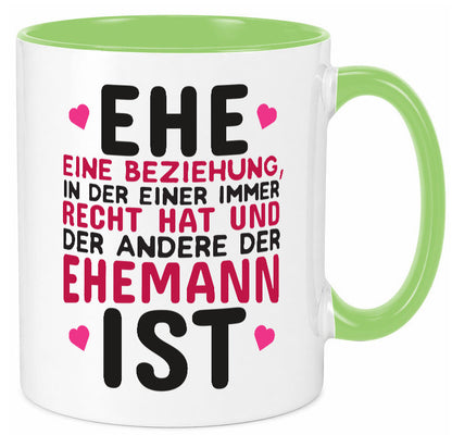 Ehepaar Spruch | Beziehung Tasse Ehemann Geschenk Humor Geschenkidee lustiger