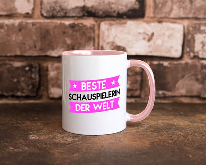 Beste Schauspielerin | Theater lustiger Spruch Geschenk Humor Geschenkidee Tasse