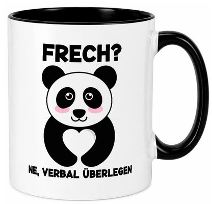 Frech | Verbal überlegen süßer Pandabär kecker Spruch lustiger Geschenk Humor