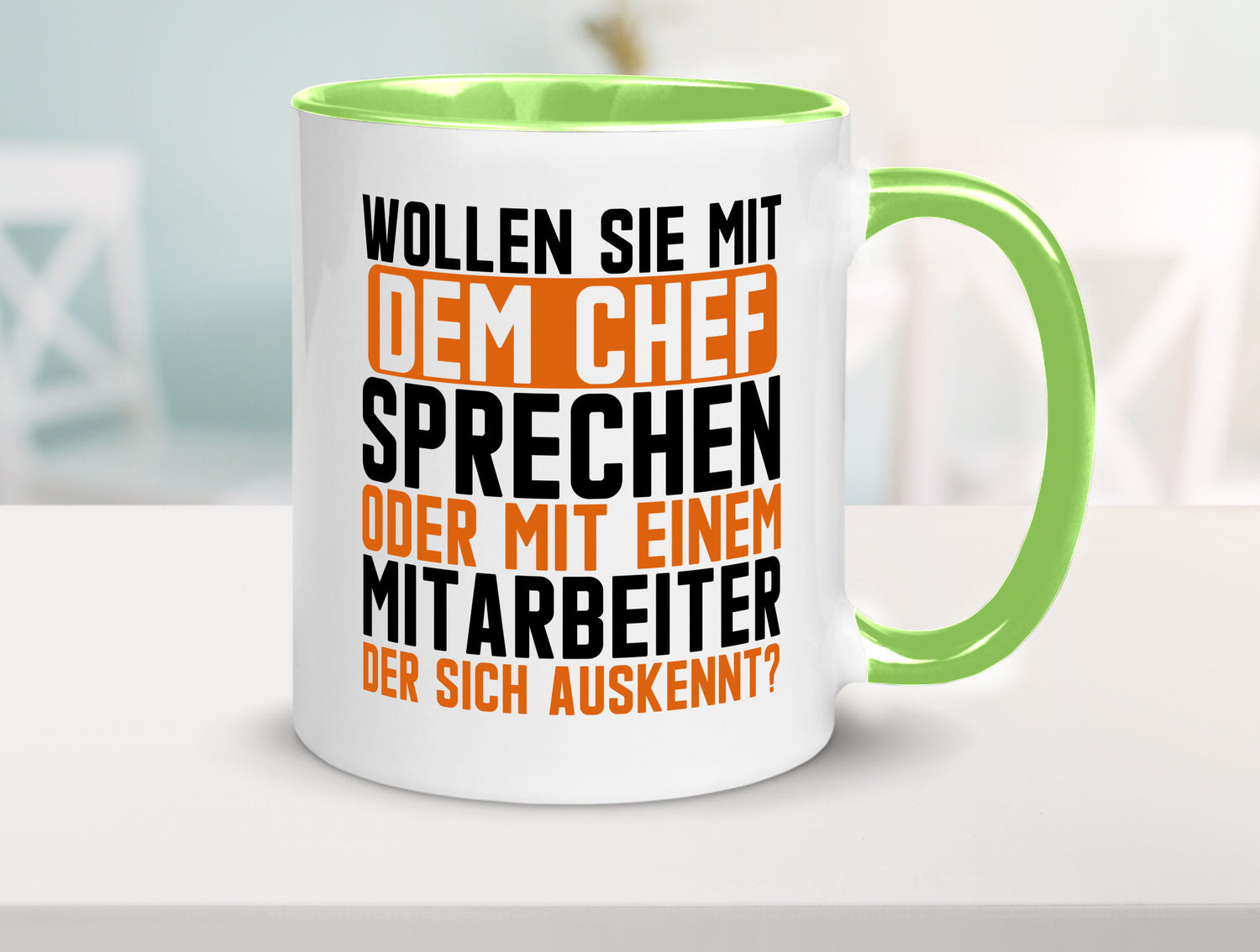 Wollen sie mit dem Chef Sprechen | Mitarbeiter Humor Arbeit Kollegen Büro