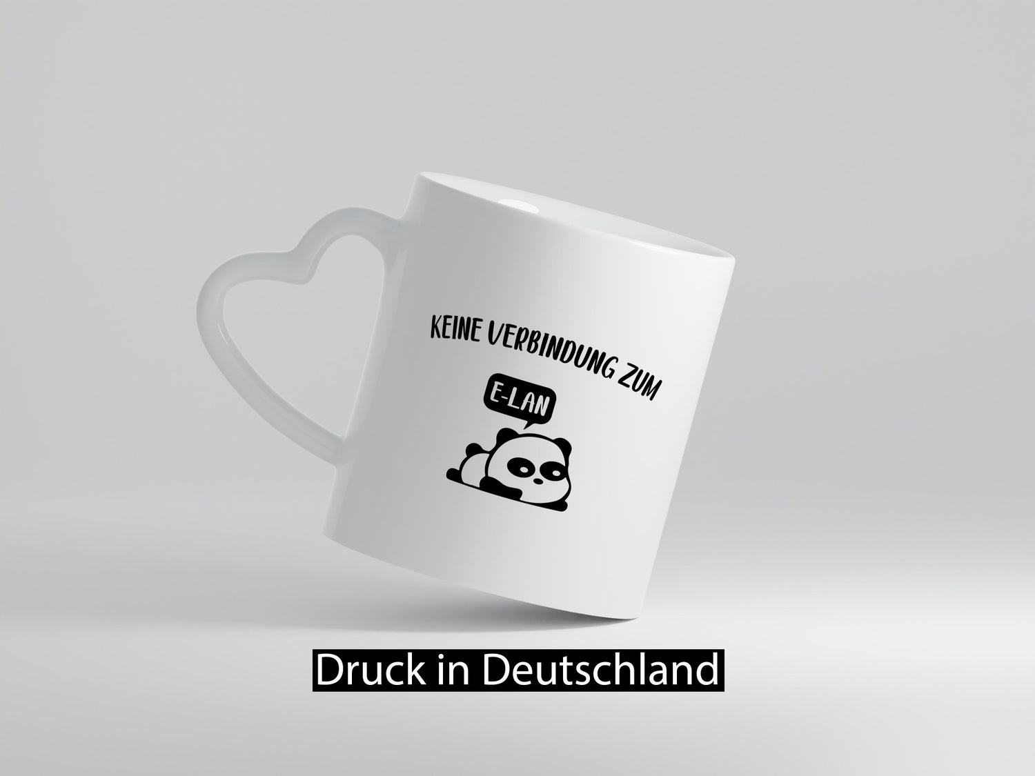 Keine Verbindung zum E-Lan | Pandabär Geschenk Humor Geschenkidee lustiger