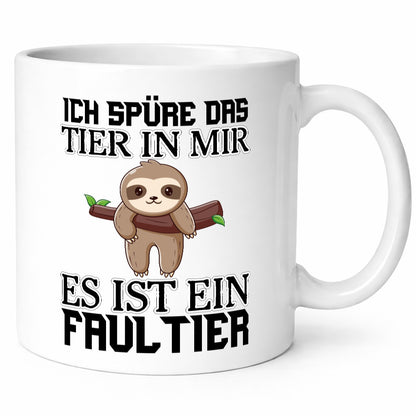 Ich spüre das Tier Humor Tierliebhaber Geschenkidee Tasse