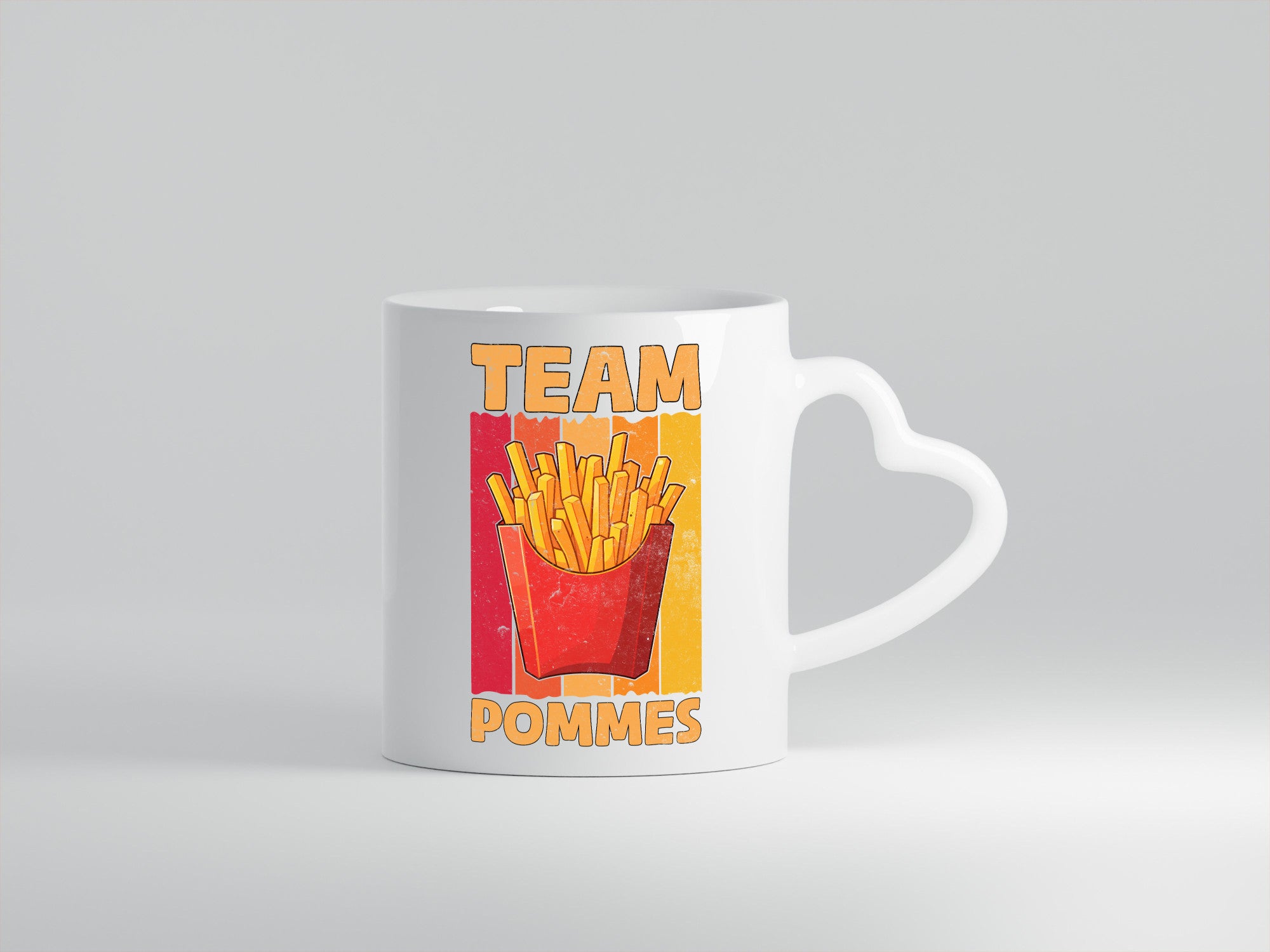 Team Pommes | Frites Liebhaber Humor Geschenkidee Tasse