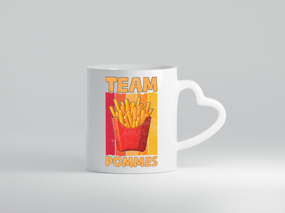 Team Pommes | Frites Liebhaber Humor Geschenkidee Tasse