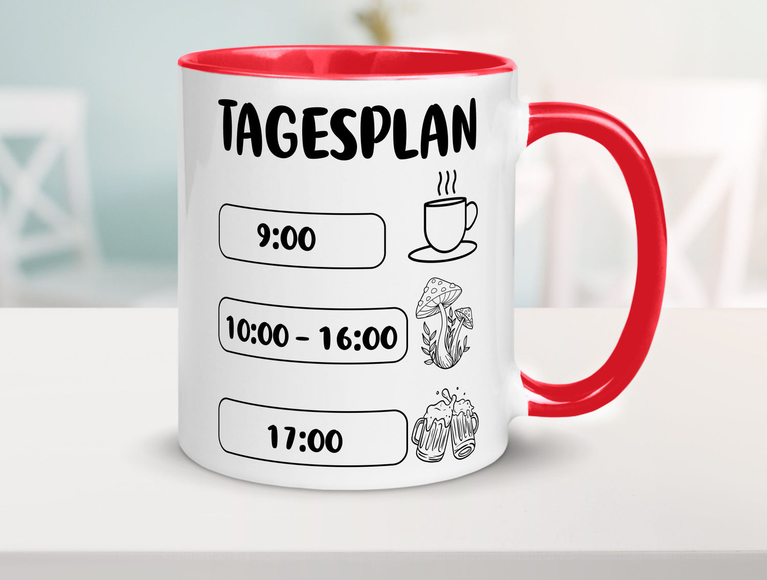 Tagesplan Pilzsammler | Pilze Wald v2 Geschenk Humor Geschenkidee lustiger