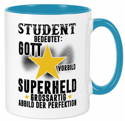 Bedeutung von Student | Universität Uni Studium Geschenkidee Humor Tasse