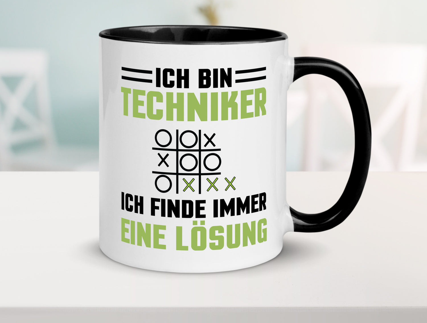 Ich bin Techniker finde immer eine Lösung | lustiger Spruch Geschenk Humor