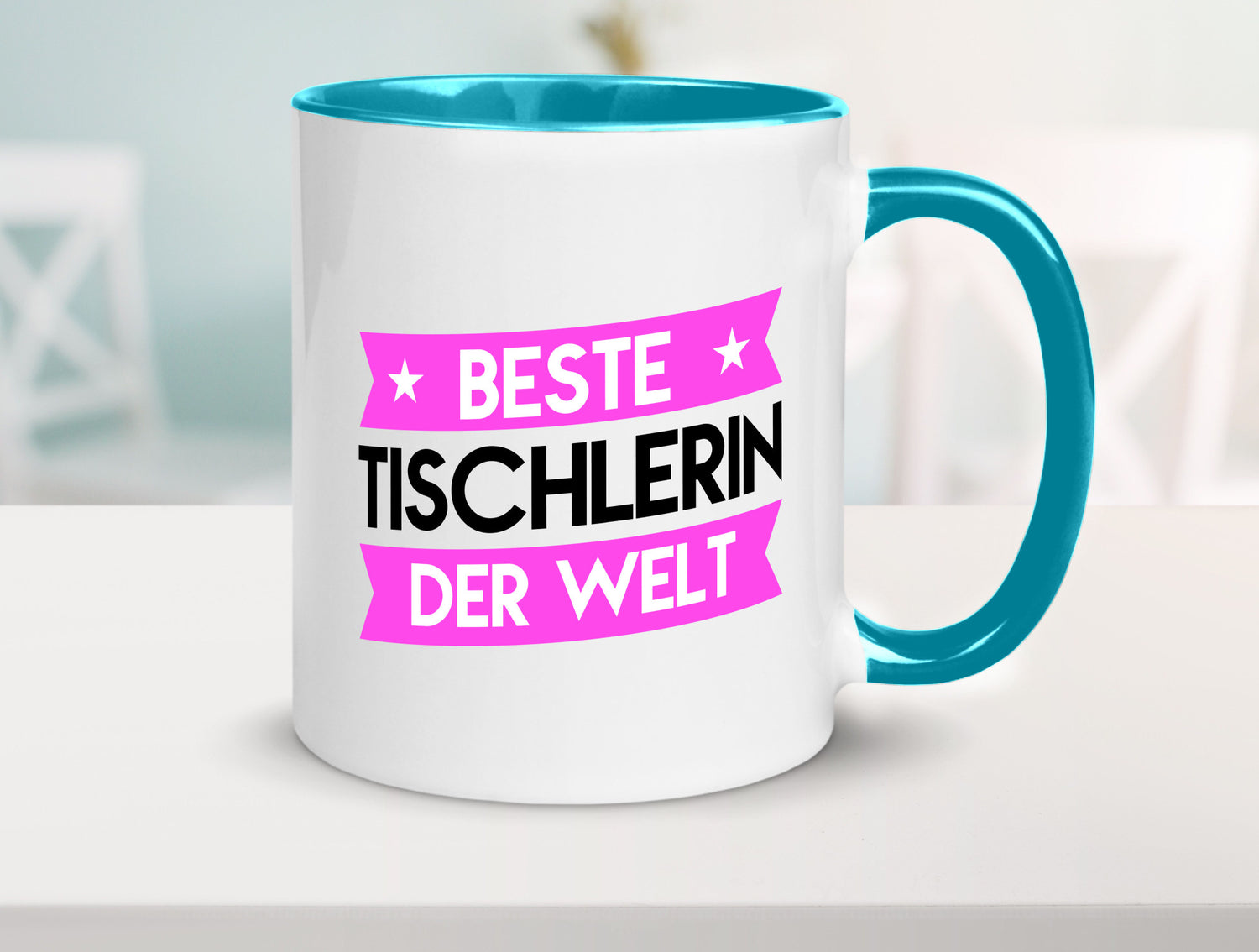 Beste Tischlerin | Tischlerei lustiger Spruch Geschenk Humor Geschenkidee Tasse