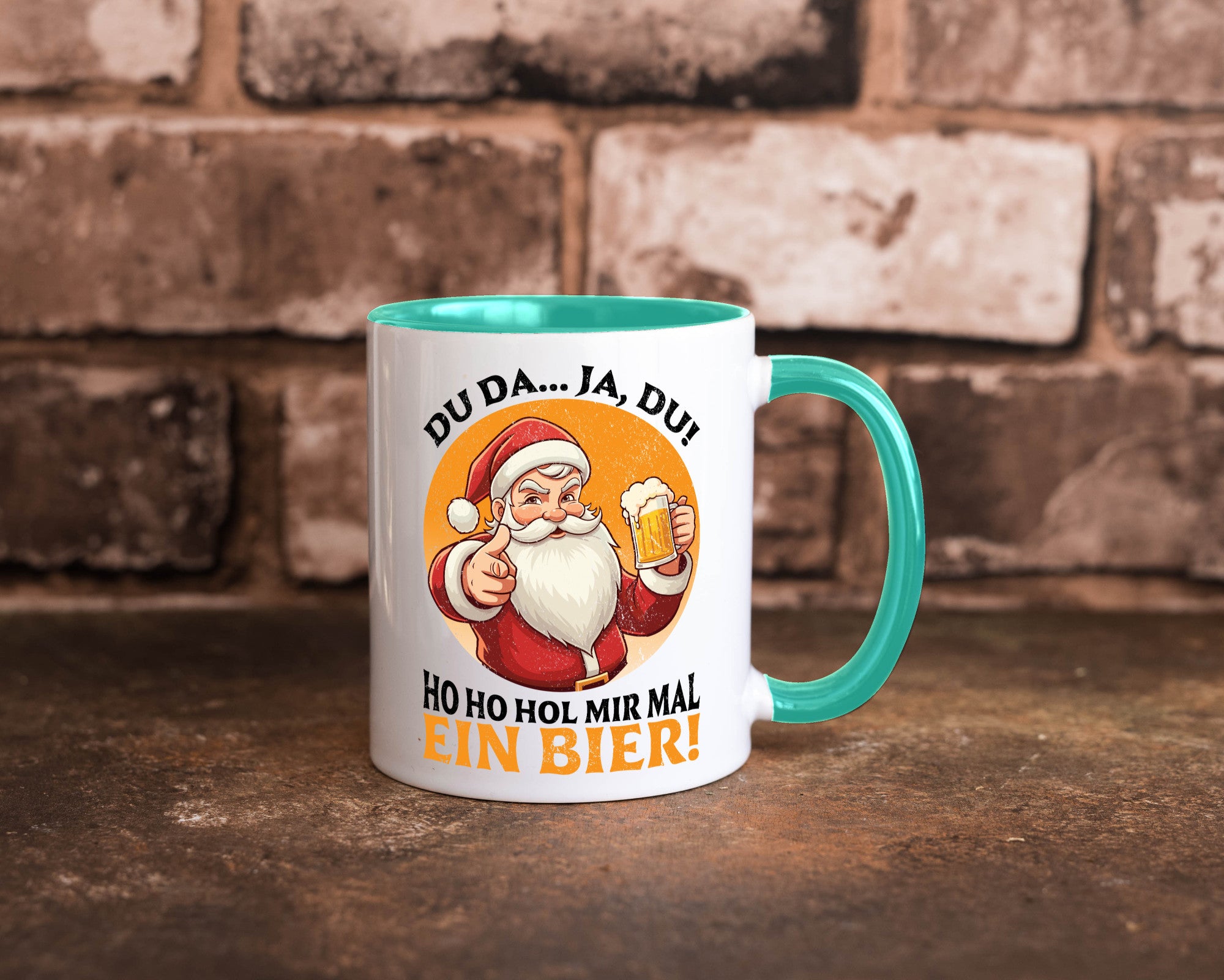 Hol mir mal ein Bier | Ugly Christmas Santa lustig Humor Geschenkidee Geschenk