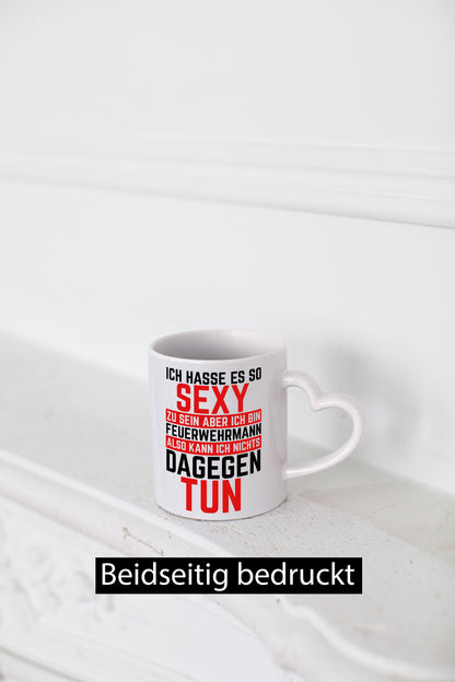 Sexy Feuerwehrmann | Helden Flammen Brandeinsatz lustig Humor Geschenkidee