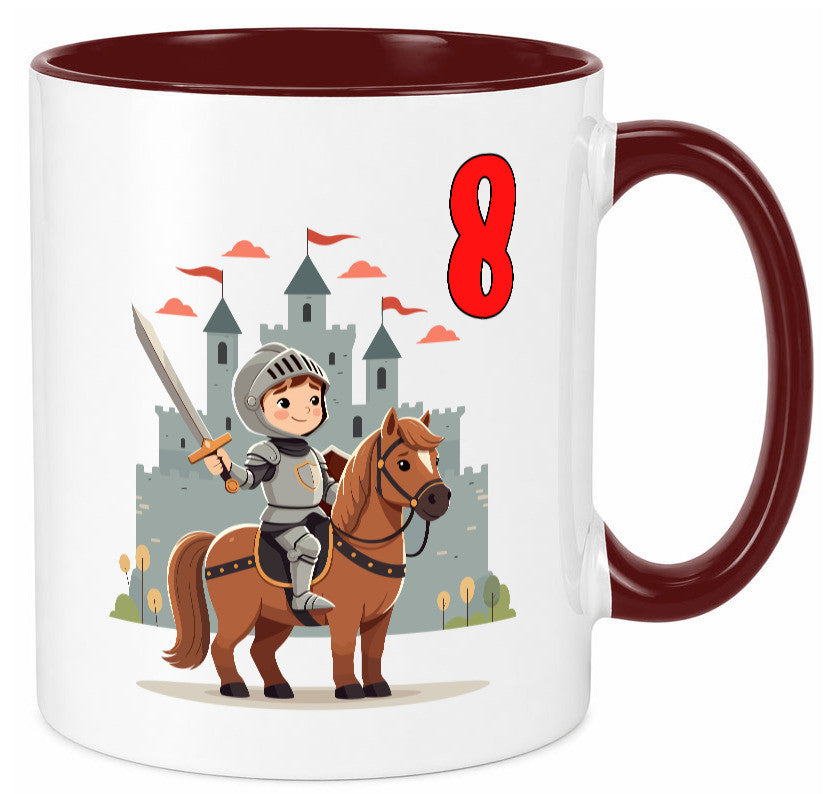 8. Geburtstag | 8 Jahre Ritter Junge Schloss Geschenk Geschenkidee lustiger