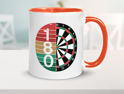 Dartsboard | Retro Dartspieler Kollege Freunde Geschenkidee Arbeit Kollegen