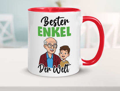 Bester Enkel | Großmutter Großvater Oma Opa lustiger Spruch Geschenk Familie