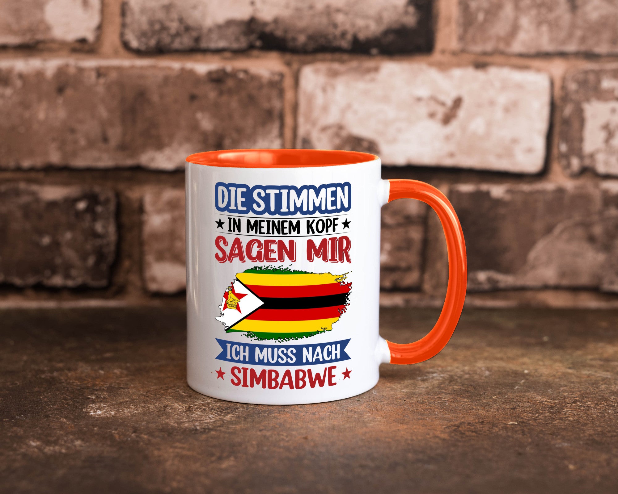 Simbabwe | Urlaub Stimmen in meinem Kopf Traumland v2 Geschenk Humor