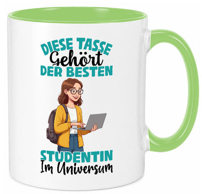 Im Universum: Studentin | Uni Studium Universität Geschenk Humor Geschenkidee