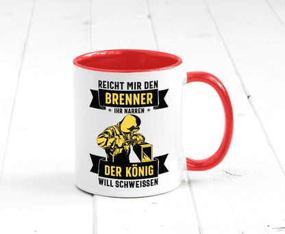 König will schweissen | Schweisser Sterne lustiger Spruch Geschenk Humor