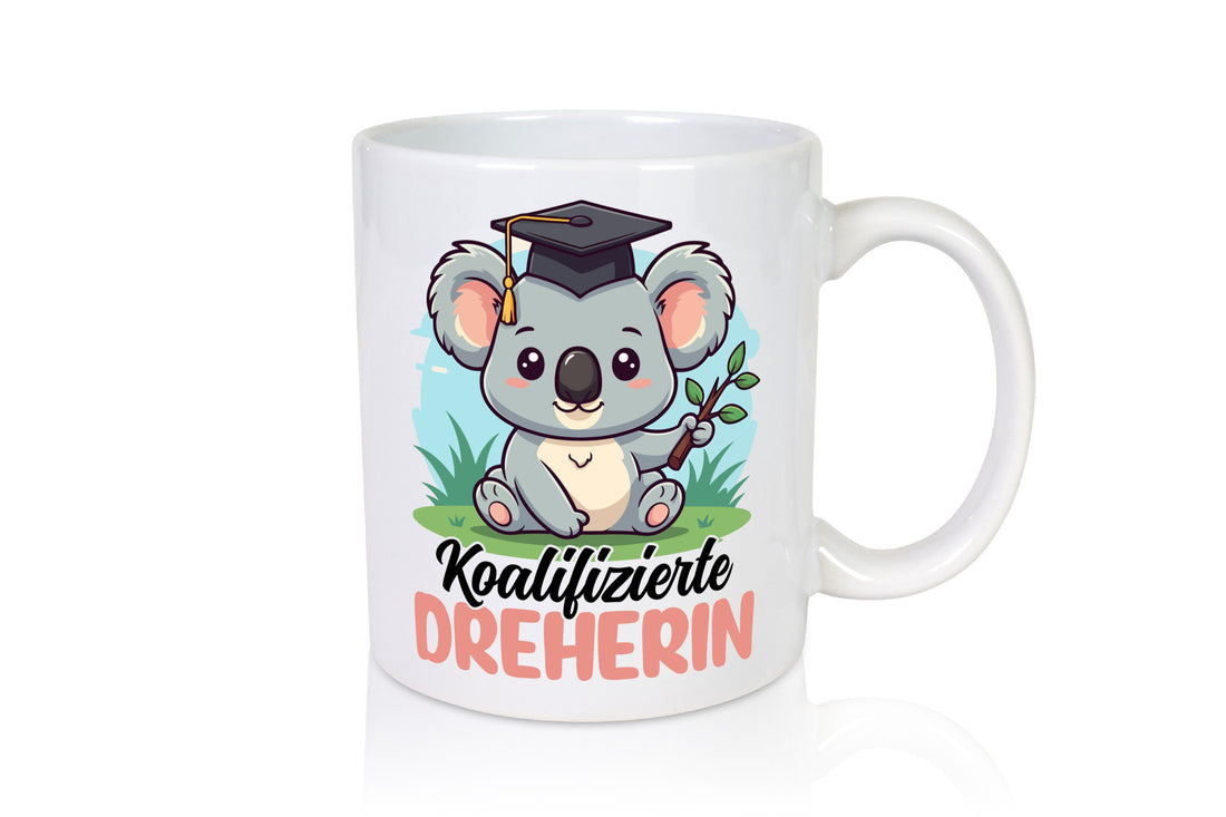 Koalifizierte Dreherin | Fräser Dreher Humor Geschenkidee Tasse