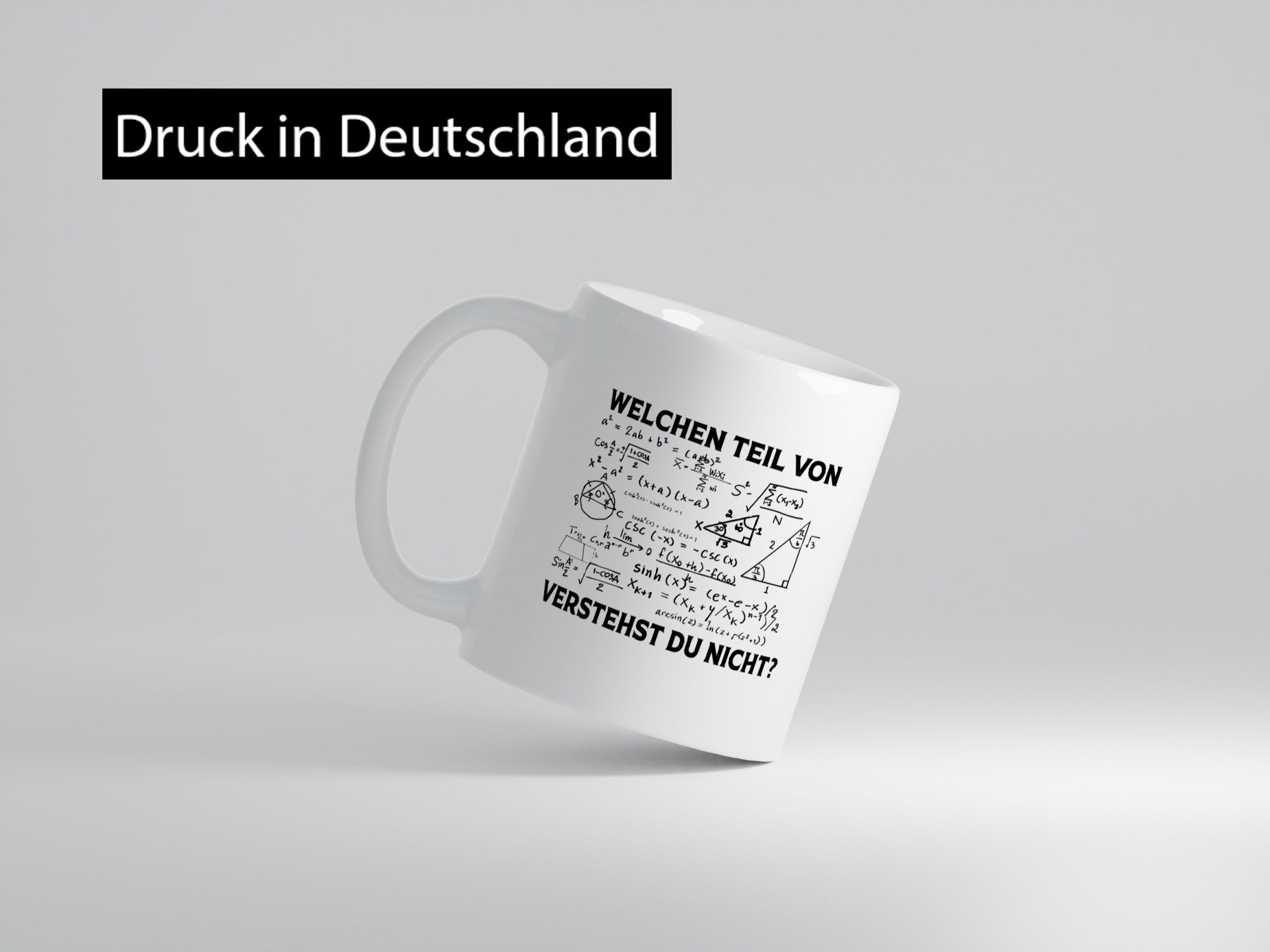 Welchen Teil verstehst du nicht | Mathe Schule Geschenkidee Humor Tasse