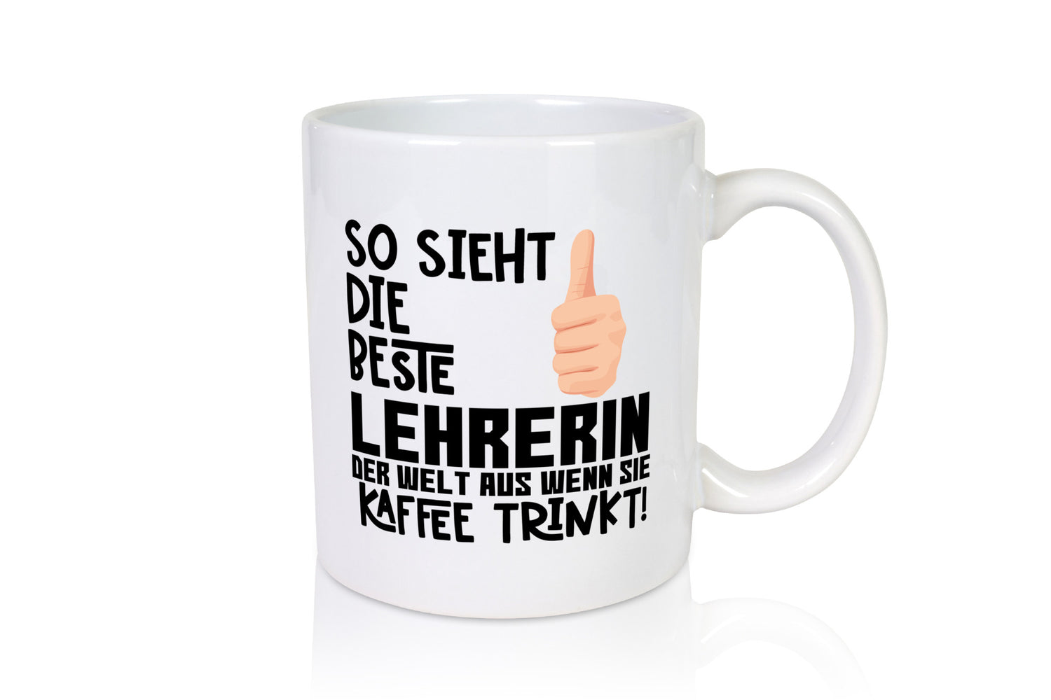 Beste Lehrerin | Lehrer Tasse Schule Dankeschön lustiger Spruch Geschenk Humor