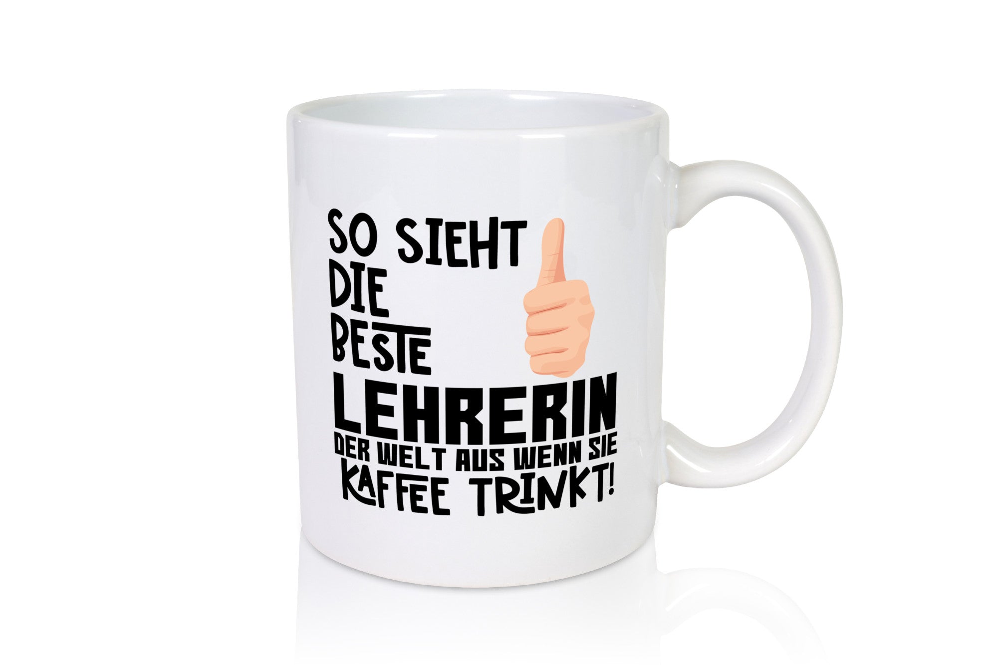 Beste Lehrerin | Lehrer Tasse Schule Dankeschön lustiger Spruch Geschenk Humor