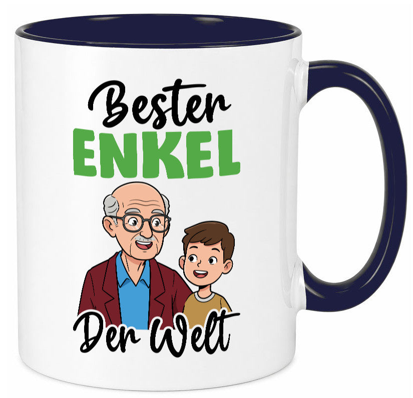 Bester Enkel | Großmutter Großvater Oma Opa lustiger Spruch Geschenk Familie