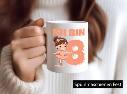 8 Geburtstag | Jahre Ballerina Mädchen Ballet Geschenk Geschenkidee lustiger