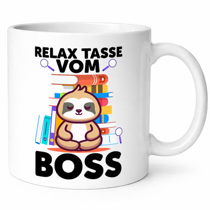 Relax Tasse: Boss | Führungskraft Vorgesetzter Geschenkidee Humor Tasse